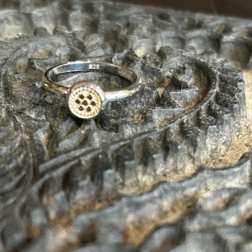 Anna Beck Two-Tone Circle Disc Ring